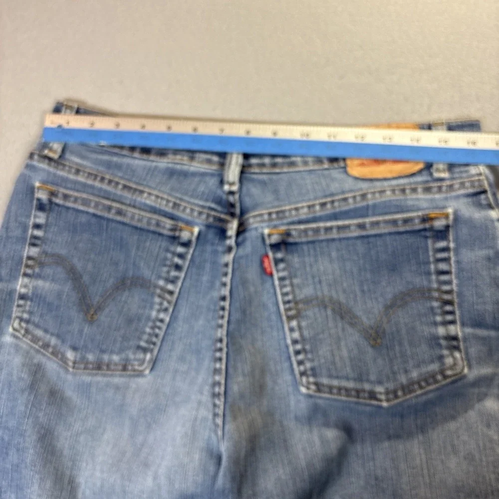 VTG Levi's 512 Slim Tapered Women's Jeans Size 14M Whiskering Y2K